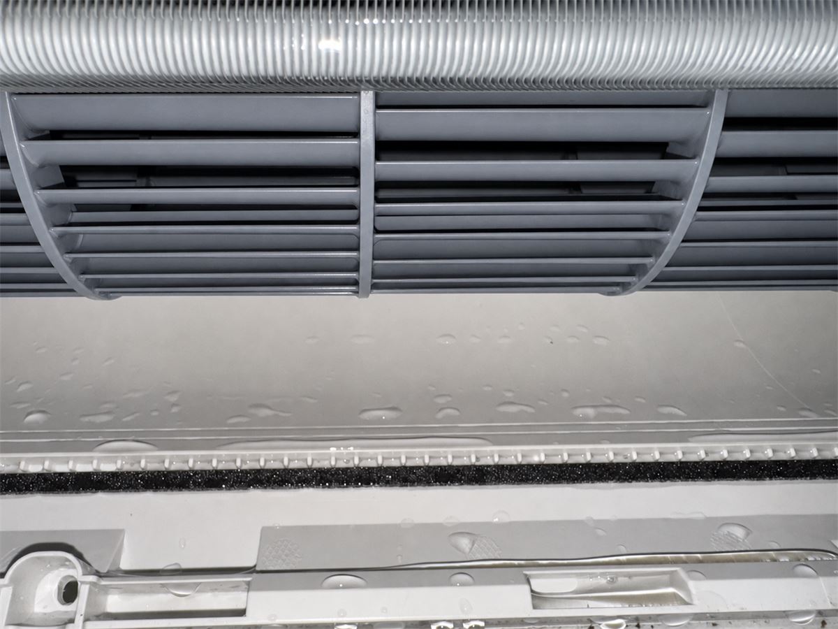 壁掛分離式冷氣熱交換器清洗前後對比（清洗後）